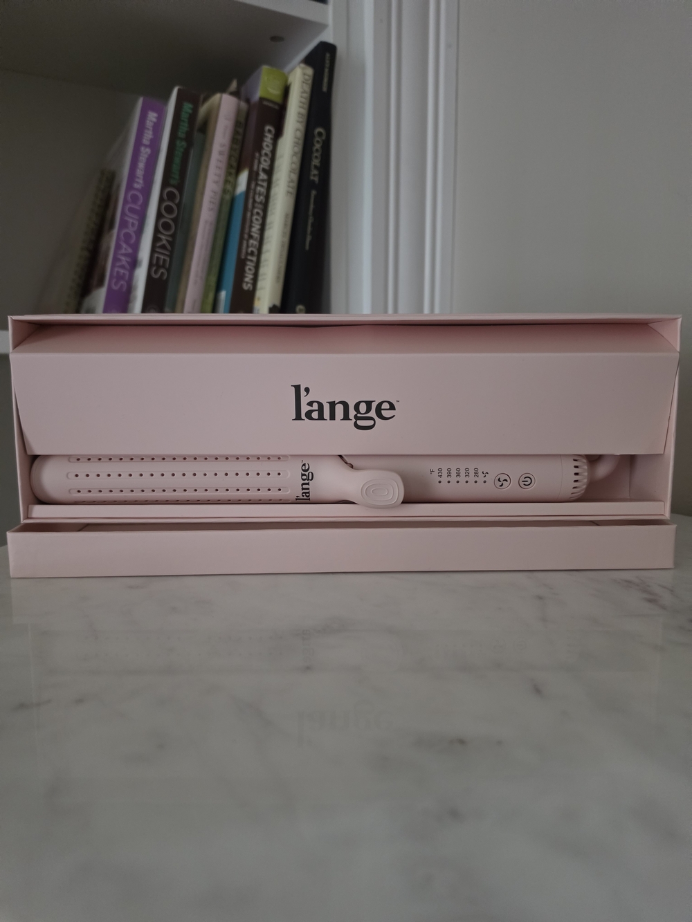 Lange Pink Hair Styling  Air Iron - Sleek Travel Styling Tool